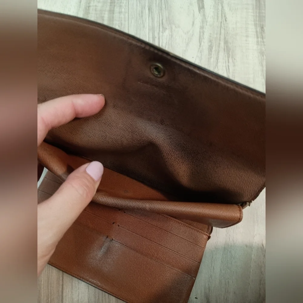 Louis Vuitton Porte Monnaie Monogram Pochette Credit Long Wallet